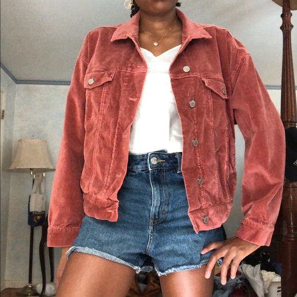 Dusty Rose Corduroy Jacket - Picture 4 of 5